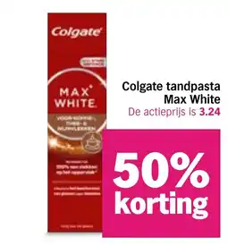 Albert Heijn Colgate tandpasta Max White aanbieding
