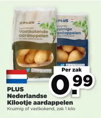 PLUS PLUS Nederlandse Kilootje aardappelen aanbieding