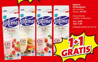 Boni Optimel Drinkyoghurt aanbieding