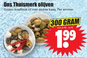 Dirk Ons Thuismerk olijven aanbieding