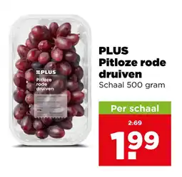 PLUS PLUSPitloze rode druiven aanbieding