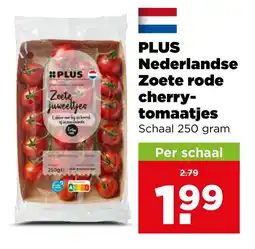 PLUS PLUS Nederlandse Zoete rode cherry- tomaatjes aanbieding