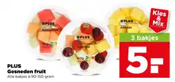 PLUS PLUS Gesneden fruit aanbieding