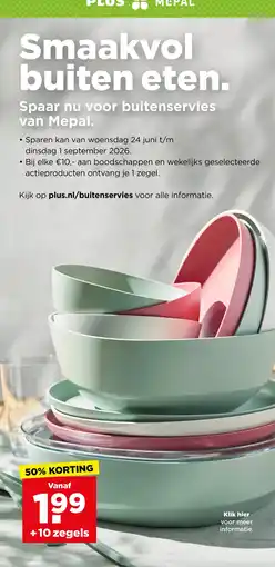 PLUS Smaakvol buiten eten. aanbieding