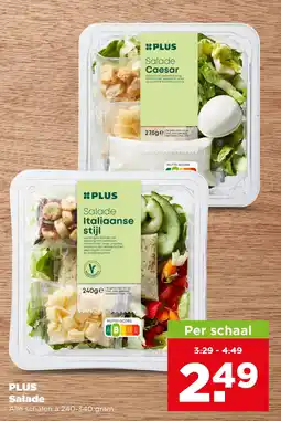 PLUS PLUS Salade aanbieding