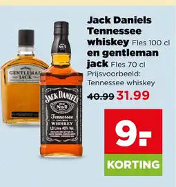 PLUS Jack Daniels Tennessee whiskey , en gentleman jack aanbieding