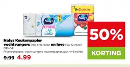 PLUS Nalys Keukenpapier vochtvangers , en love aanbieding