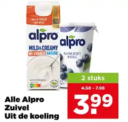 PLUS Alle Alpro Zuivel Uit de koeling aanbieding