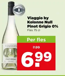 PLUS Viaggio by Kolonne Null Pinot Grigio 0% aanbieding