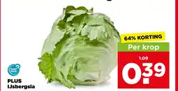 PLUS PLUS IJsbergsla aanbieding