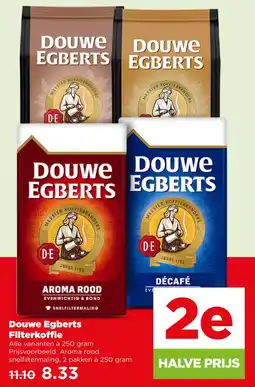PLUS Douwe Egberts Filterkoffie aanbieding
