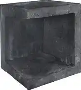 Bol.com U-element hoek zwart 40x40x50 cm aanbieding