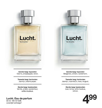 Zeeman Lucht. Eau de parfum aanbieding