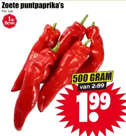 Dirk zoete punt paprika's aanbieding
