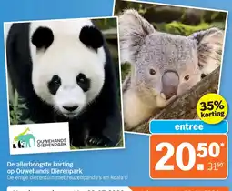 Albert Heijn Alle Ouwehands Dierenpark aanbieding