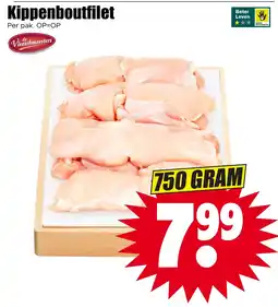 Dirk de Vleeschmeesters Kippenboutfilet aanbieding