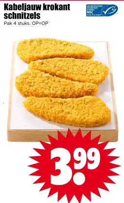 Dirk Kabeljauw krokant schnitzels aanbieding