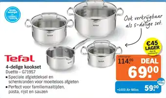 Tefal 4-delige kookset