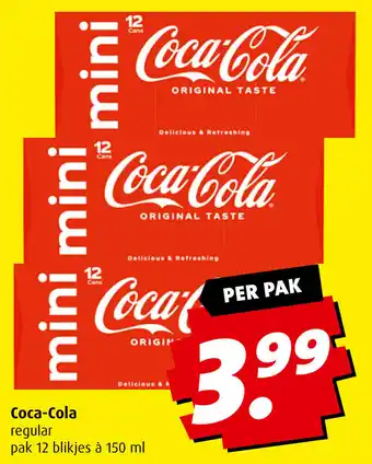 Boni Coca-Cola 150ml aanbieding