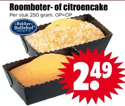 Dirk Bakker Bollebof roomboter- of citroencake aanbieding