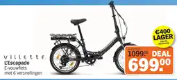 Albert Heijn Villette L'Escapade E-vouwfiets aanbieding