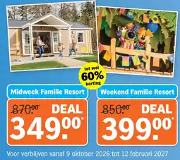 Albert Heijn Midweek Familie Resort aanbieding