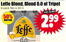 Dirk Leffe Blond, Blond 0.0 of Tripel aanbieding