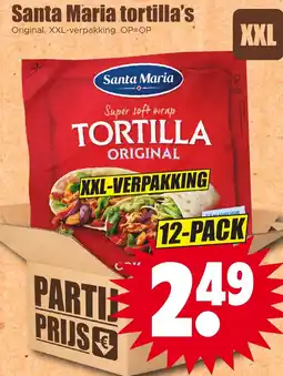 Dirk Santa Maria tortilla's aanbieding