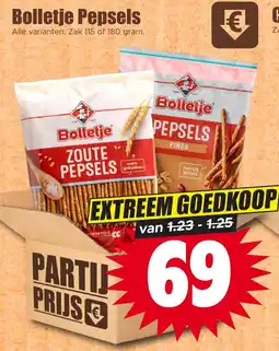 Dirk Bolletje Pepsels aanbieding