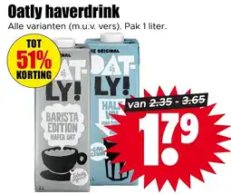 Dirk Oatly havverdrink aanbieding