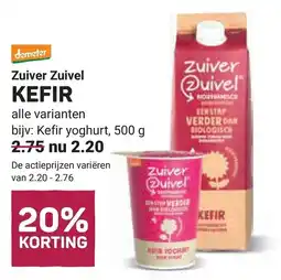 Ekoplaza Zuiver Zuivel KEFIR aanbieding