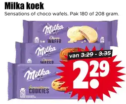 Dirk Milka koek aanbieding