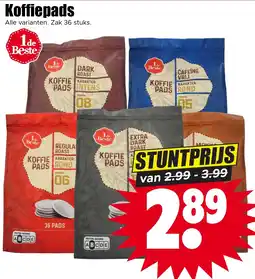 Dirk 1de Beste koffiepads aanbieding