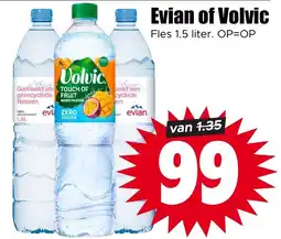 Dirk Evian of Volvic aanbieding