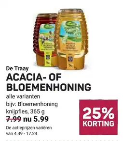 Ekoplaza De Traay acacia- of bloemenhonning aanbieding