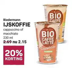 Ekoplaza Biedermann IJSKOFFIE aanbieding