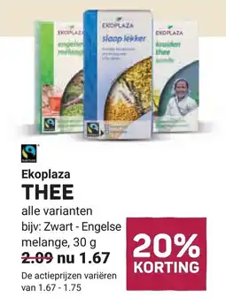 Ekoplaza Ekoplaza THEE aanbieding