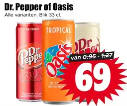 Dirk Dr. Pepper of Oasis aanbieding