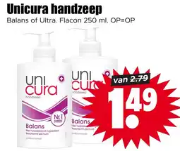 Dirk Unicura handzeep aanbieding