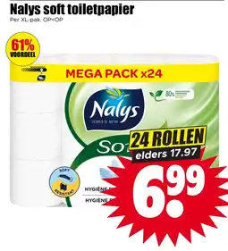 Dirk Nalys soft toiletpapier aanbieding
