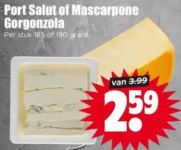 Dirk Port Salut of Mascarpone Gorgonzola aanbieding
