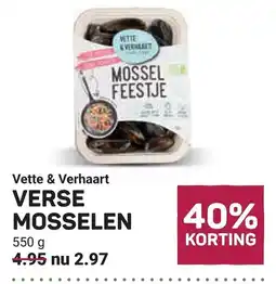Ekoplaza Vette & Verhaart verse mosselen aanbieding