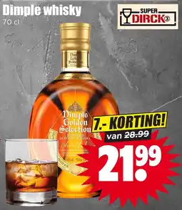 Dirk Dimple whisky aanbieding
