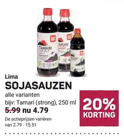 Ekoplaza Lima SOJASAUZEN aanbieding