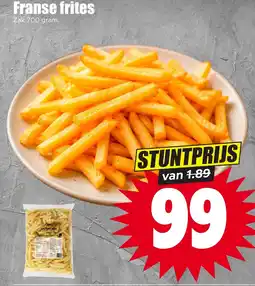 Dirk Clarks verse franse frites aanbieding