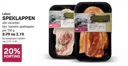 Ekoplaza Lebon speklappen aanbieding
