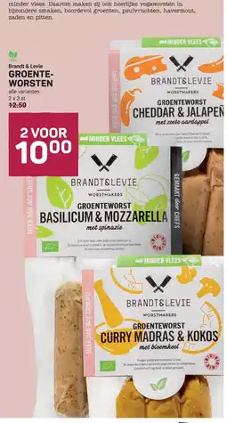 Ekoplaza Brandt & Levie Groenteworsten aanbieding