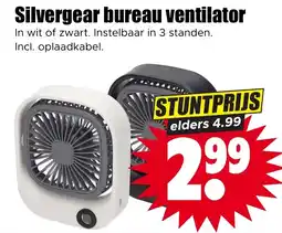 Dirk Silvergear bureau ventilator aanbieding