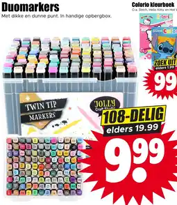 Dirk Jolly Craft Studio Twin Tip Markers aanbieding