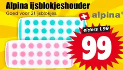 Dirk Alpina ijsblokjeshouder aanbieding